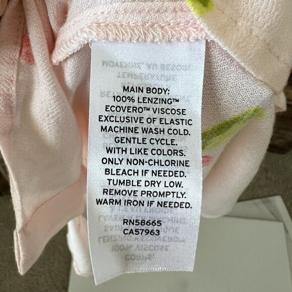 Nordstrom BP Floral Dress pink SMALL short sleeves Bohemian NEW - Picture 11 of 13